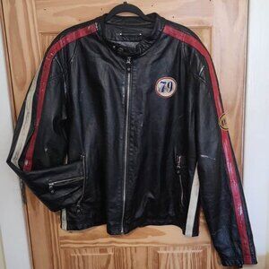 Wilsons Leather Cafe Racer Jacket